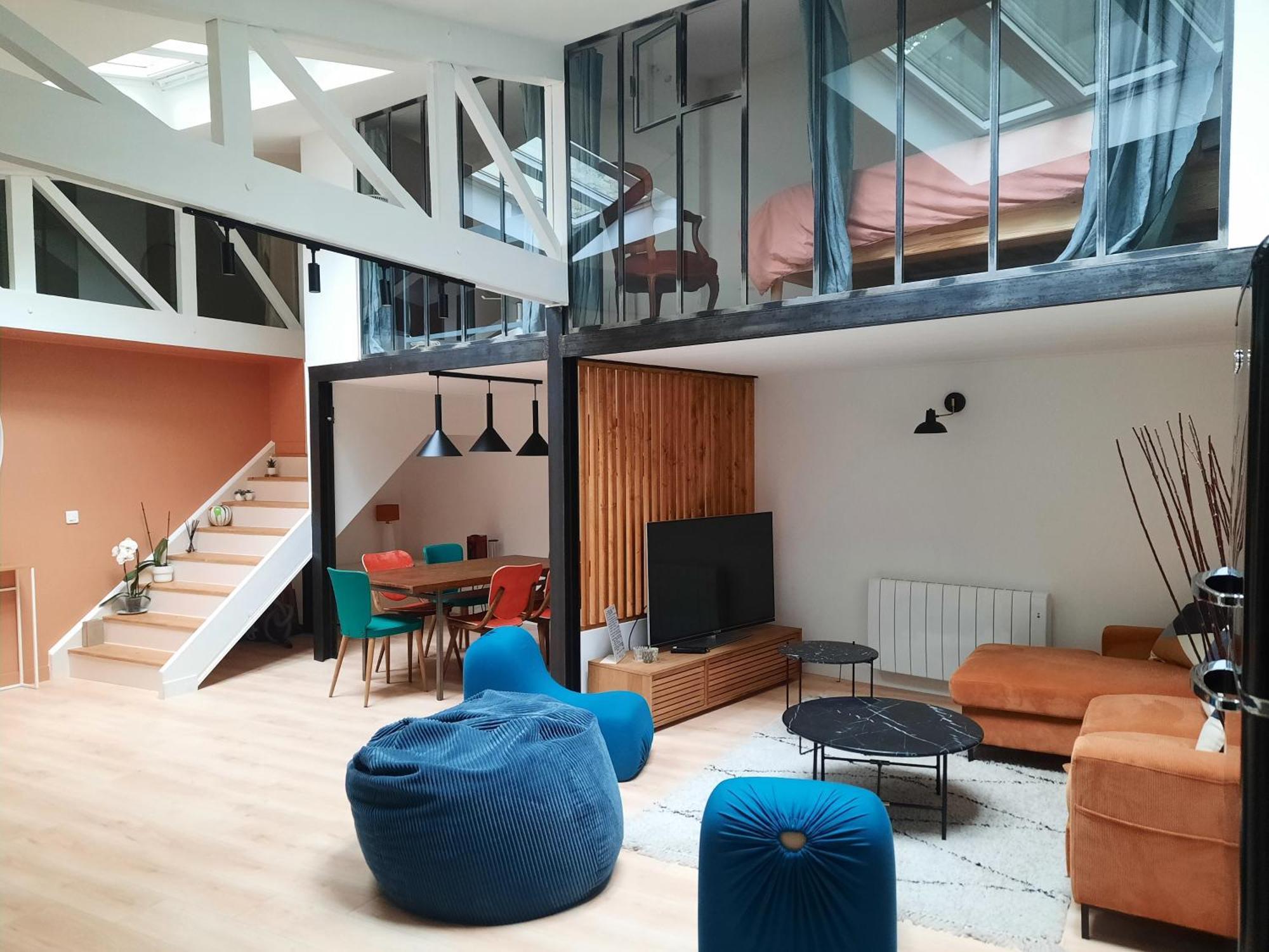 Loft 4-5 Personnes A Montmartre - Parking Prive Sur Reservation Homestay